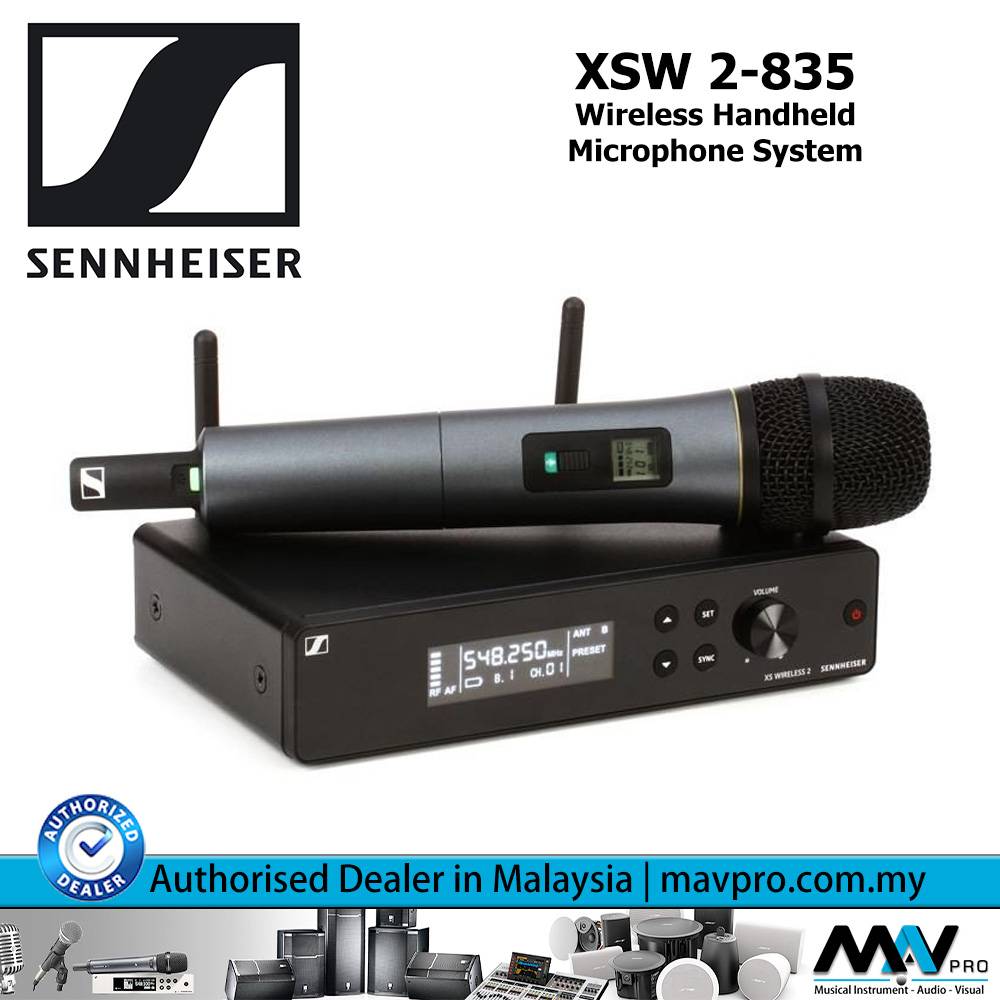 Sennheiser XSW 2-835 Wireless Handheld Microphone System (SENNHEISER